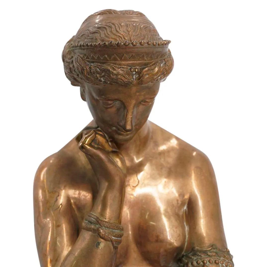 Pair Neoclassical Gilt Bronze Figures by Pierre Alexandre Schoenewerk 2