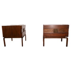 Pr. Night Tables Made in Sweden Designed by Edmond Spence Ca. 1950’s