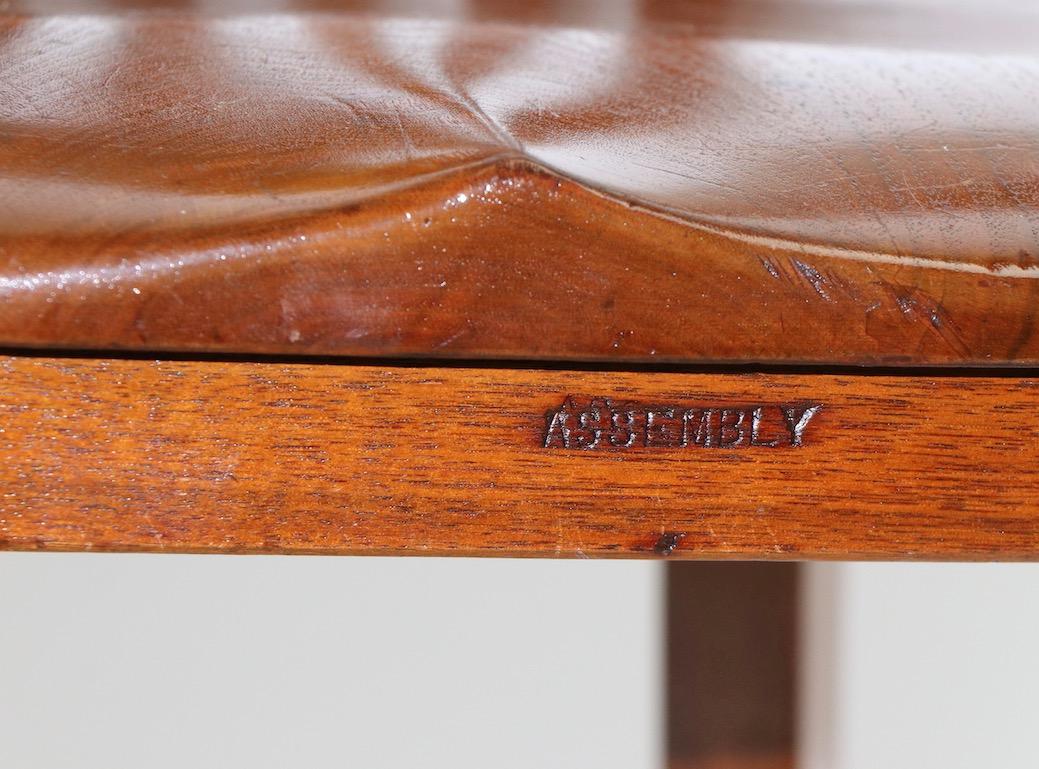 Pair of NYS Assembly Yale Library Style Office Chairs 5