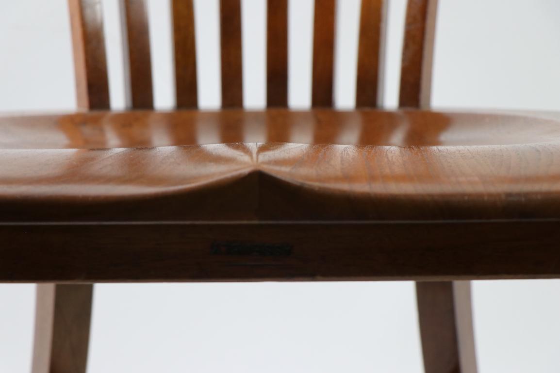 American Pair of NYS Assembly Yale Library Style Office Chairs