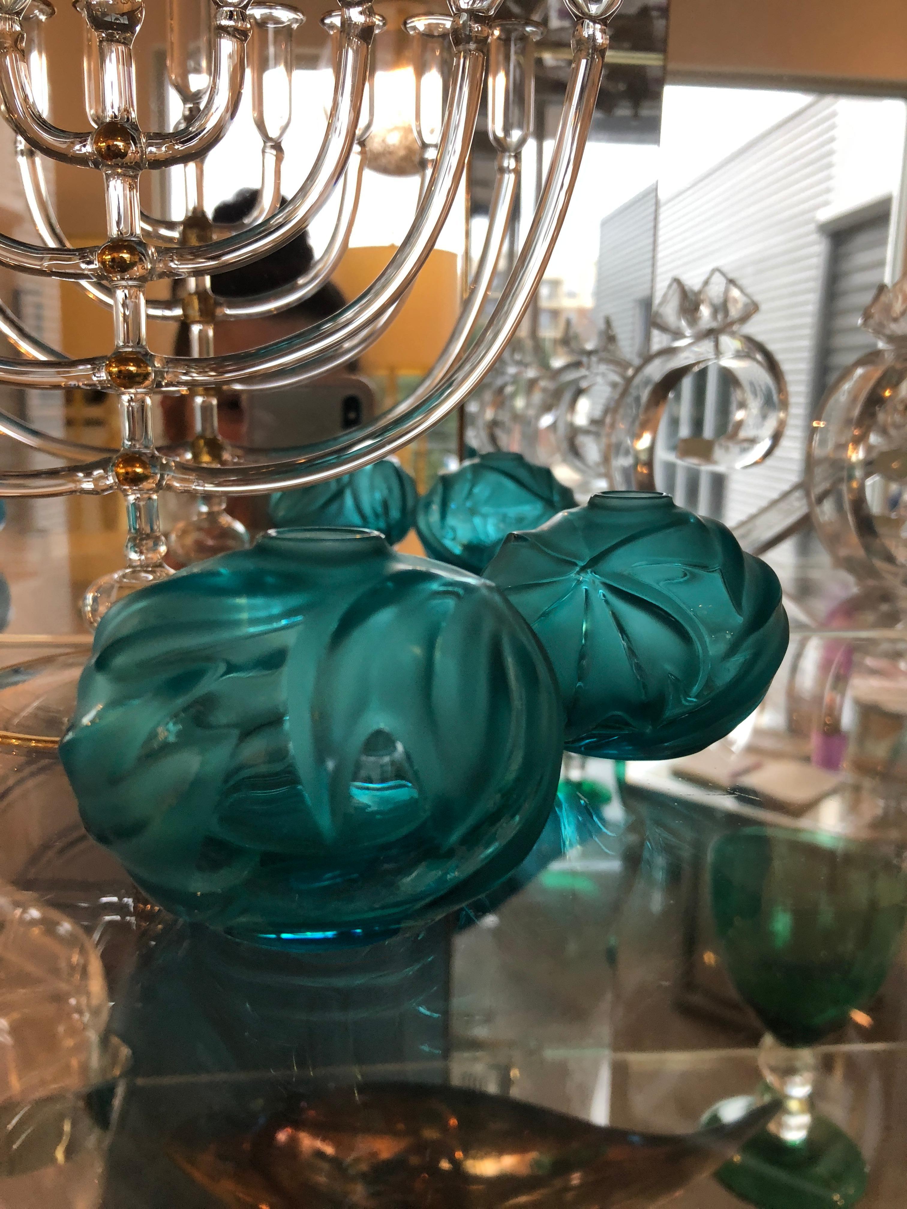 Pair of Lalique Crystal 