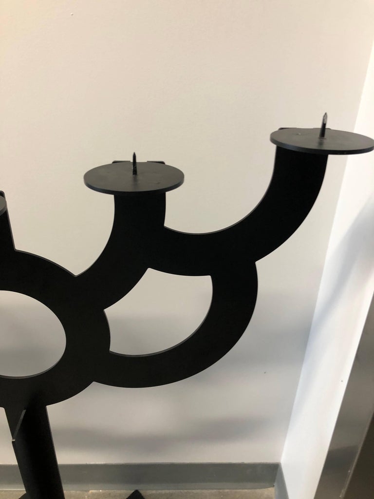 Pair of Postmodern Roderick Vos for Moooi Big Bold Floor Black Metal