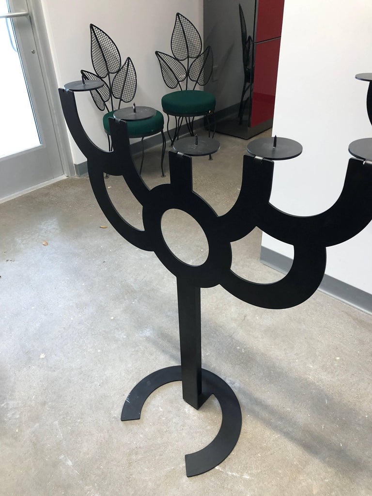 Pair of Postmodern Roderick Vos for Moooi Big Bold Floor Black Metal