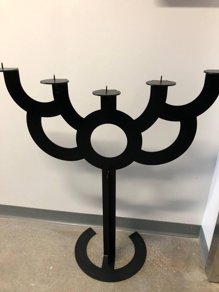 Pair of Postmodern Roderick Vos for Moooi Big Bold Floor Black Metal