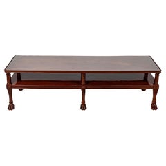 Used Pr of Reduced French Empire Yew Wood Banquette Tables Designed by Jacob Freres 