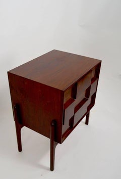 Pair of Piet Hein Rosewood Nightstands