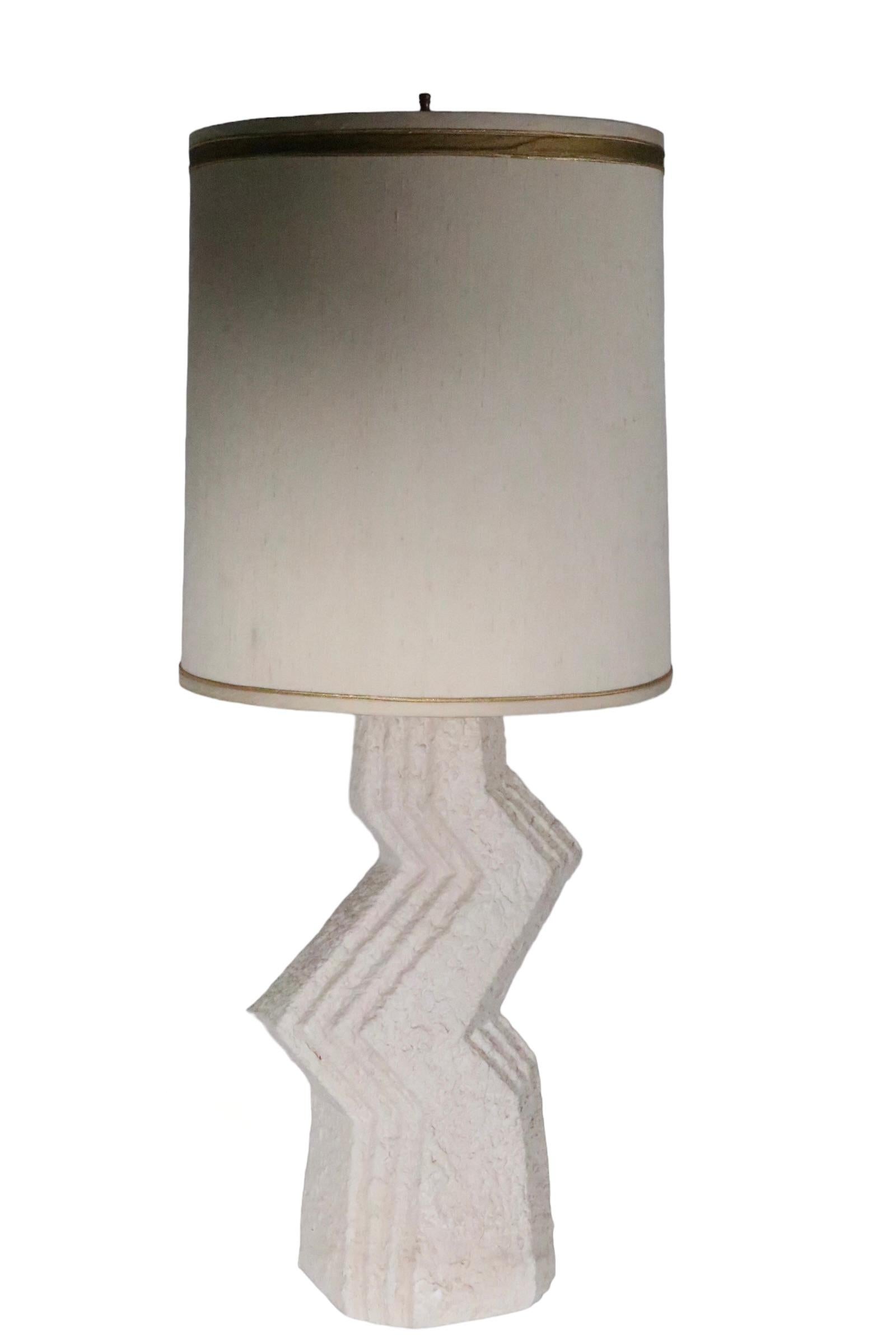Pr. Post Modern Zig Zag Table Lamps c 1970/1980’s 13