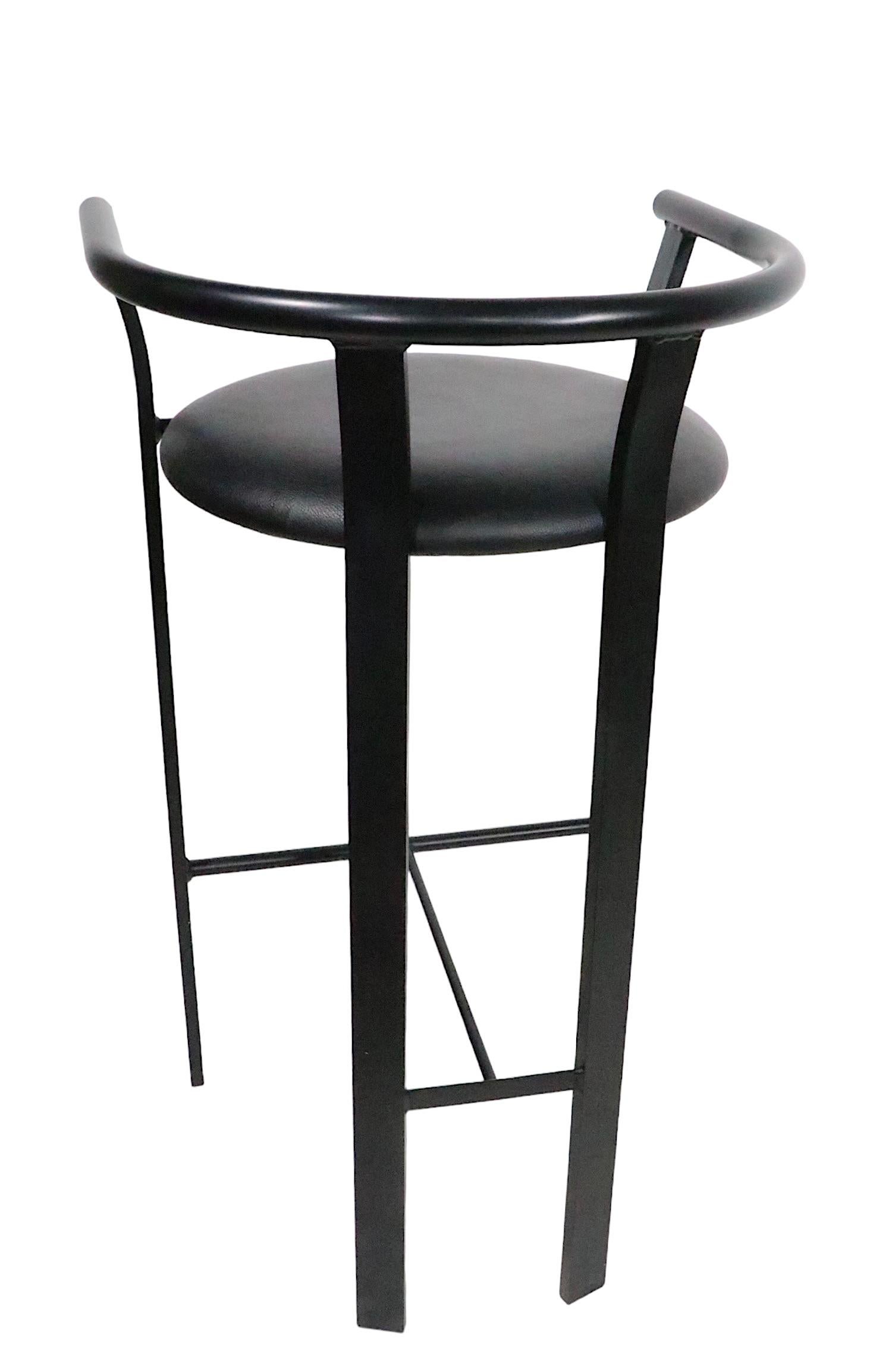 Pr. Postmodern Counter Height  Stools Made in Canada  by Amisco c 1990-2020 1