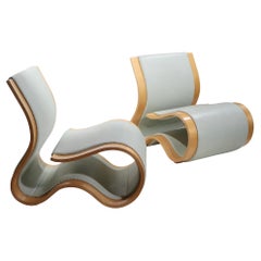 Pr. Postmoderne Kurve Lounge Chairs von Karim Rashid für  Nienkamper ca. 2000/2020
