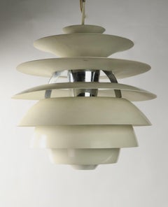 Pair of Poul Henningsen for Lois Poulsen Snowflake Pendant Fixtures