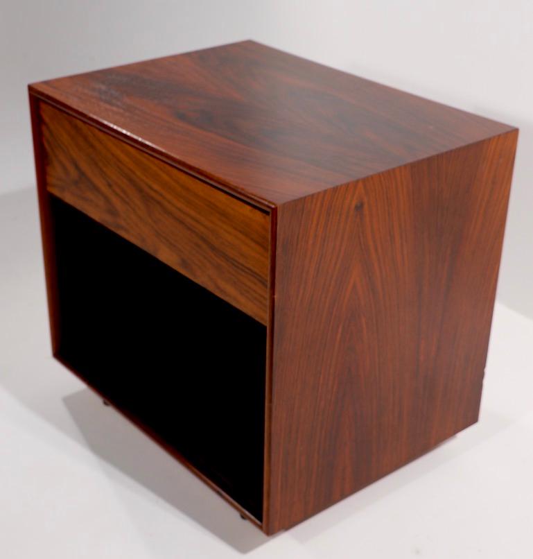 Pr. Rosewood Cube Night Stands Made in Sweden 5