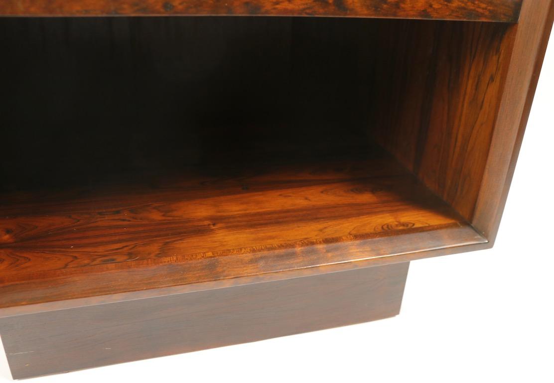 Pair of Rosewood Danish Modern Nightstands by Dyrlund 8