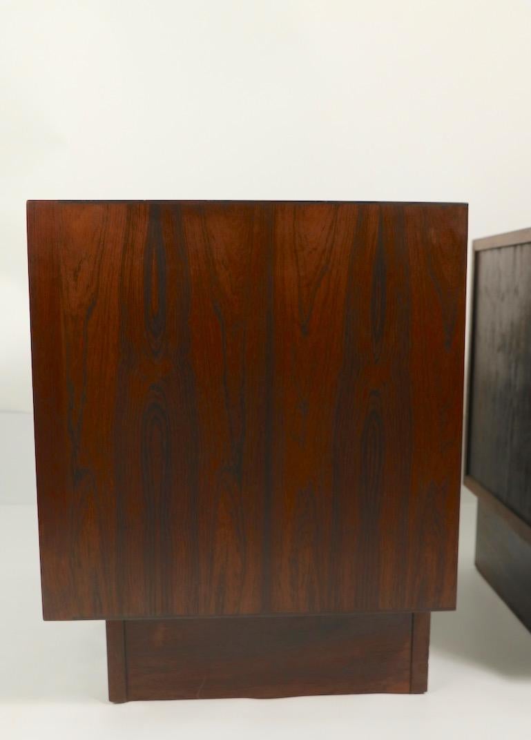 Pair of Rosewood Danish Modern Nightstands by Dyrlund 11