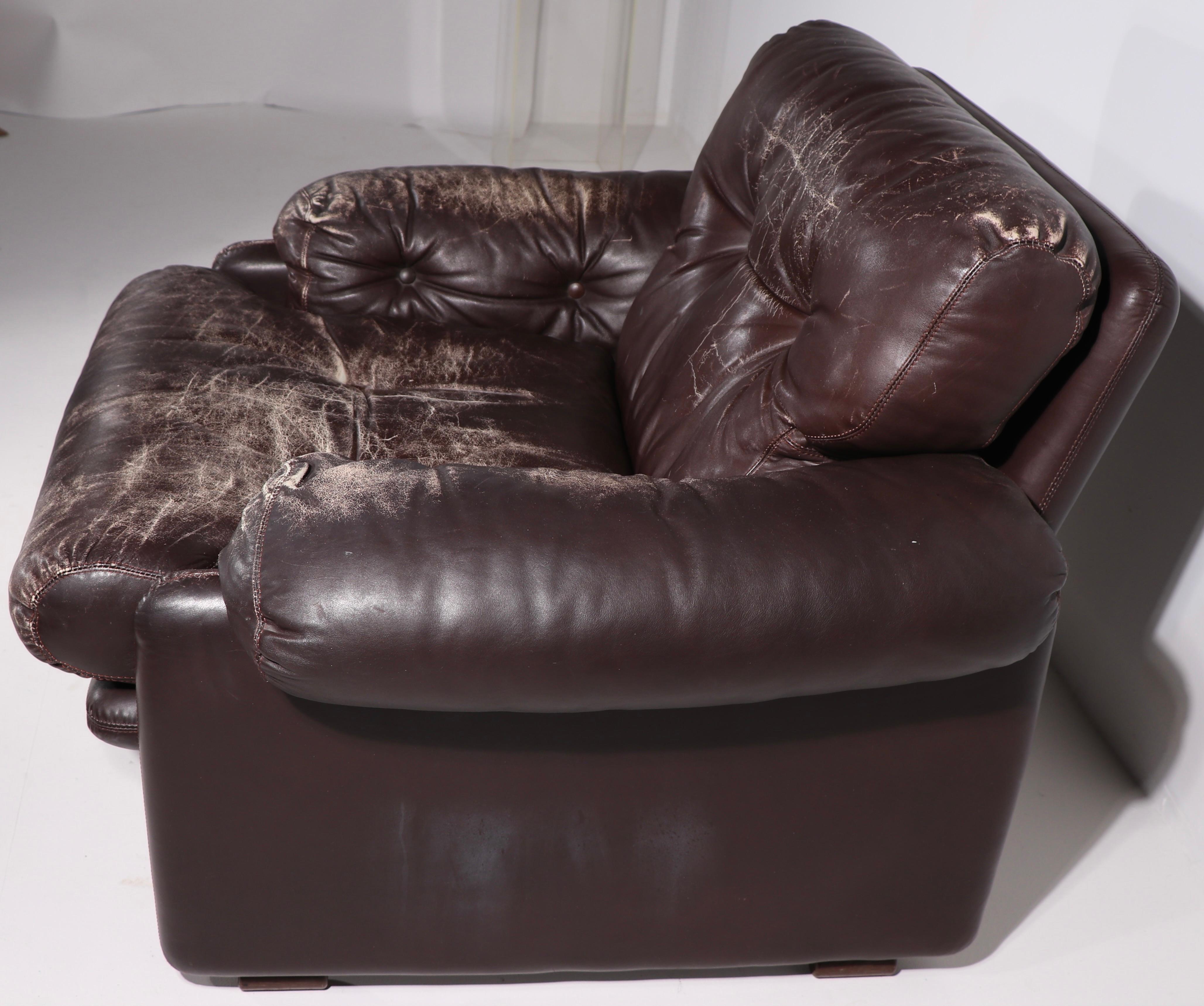 20th Century Pr Scarpa Design B & B Italia Coronado Lounge Chairs For Sale
