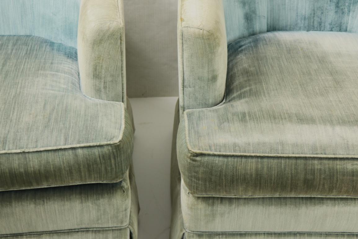 20th Century Pair of Schoonbeck Henredon Swivel Chairs