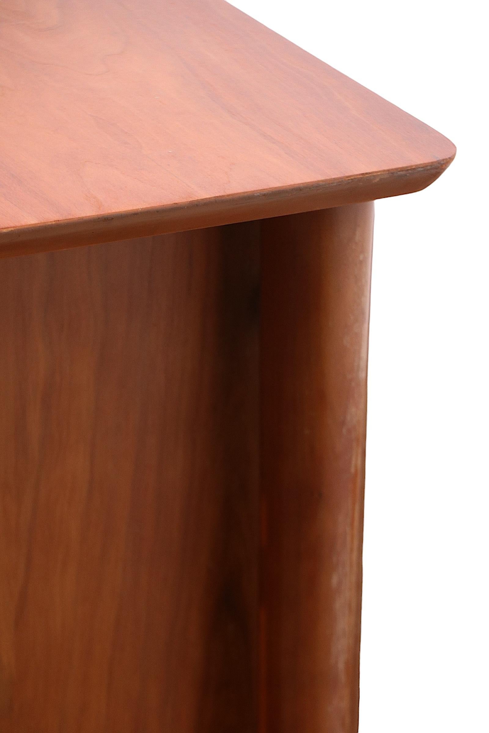 Pr. Two Tone Mid Century Night Tables by Basic Witz c. 1950's For Sale 1