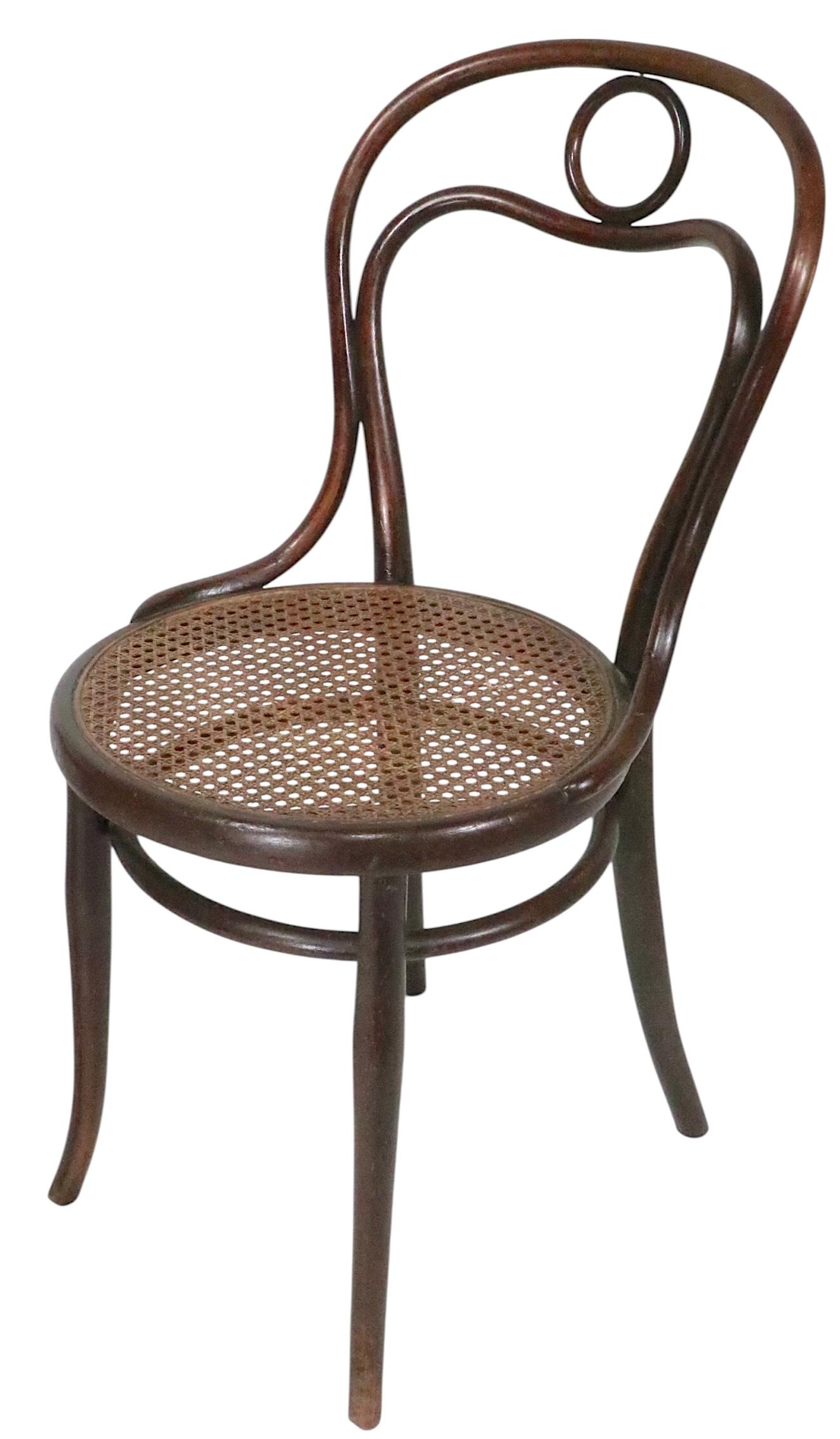 Pr.  Vienna Secessionist Bentwood Thonet Cafe Bistro Dining Chairs Model 31 im Angebot 8