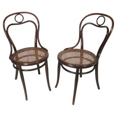 Pr.  Vienna Secessionist Bentwood Thonet Cafe Bistro Dining Chairs Model 31