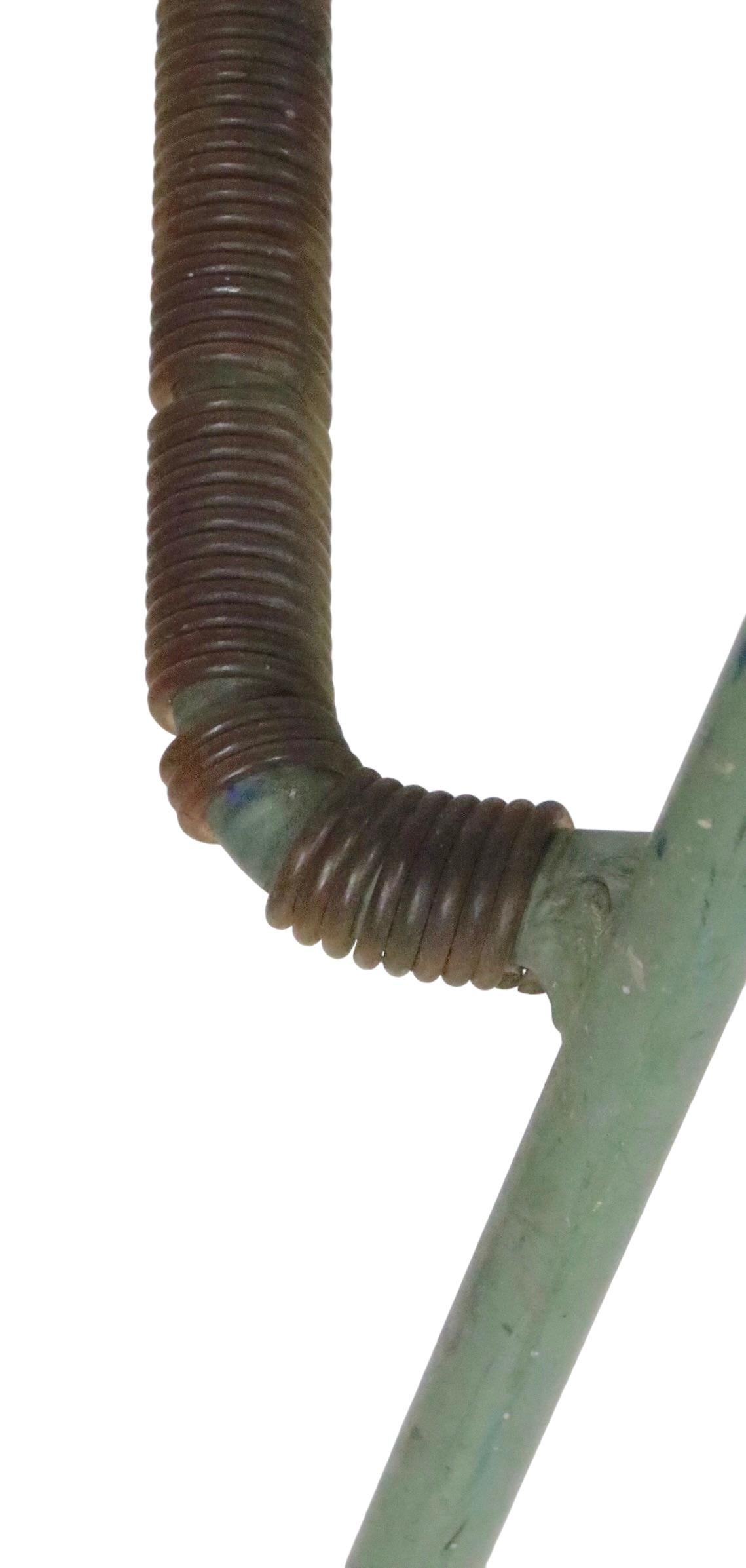 Pr. Vintage Bar Stools att. to Brown Jordan c 1970's as is 4