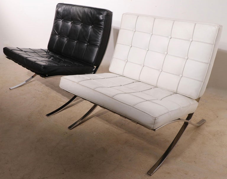 Pr. Vintage Barcelona Chairs Ca. 1970's at 1stDibs | barcelona chairs for  sale used