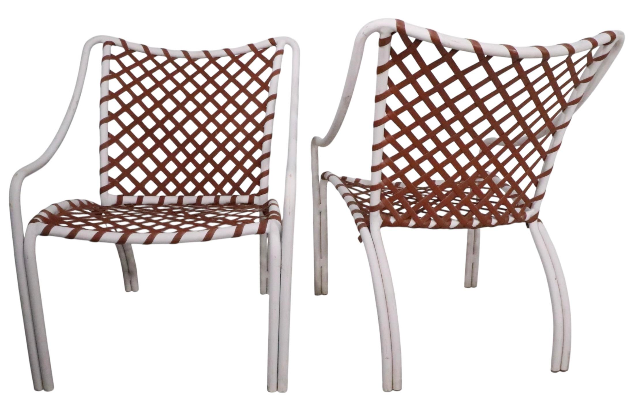 Pr. Vintage Brown Jordan Tamiami Lounge Chairs Designed by Hal Brady c. 1960's For Sale 2