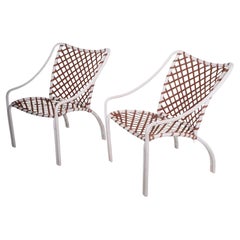 Pr. Chaises longues Brown Jordan C. Vintage Designées par Hal Brady c. 1960's