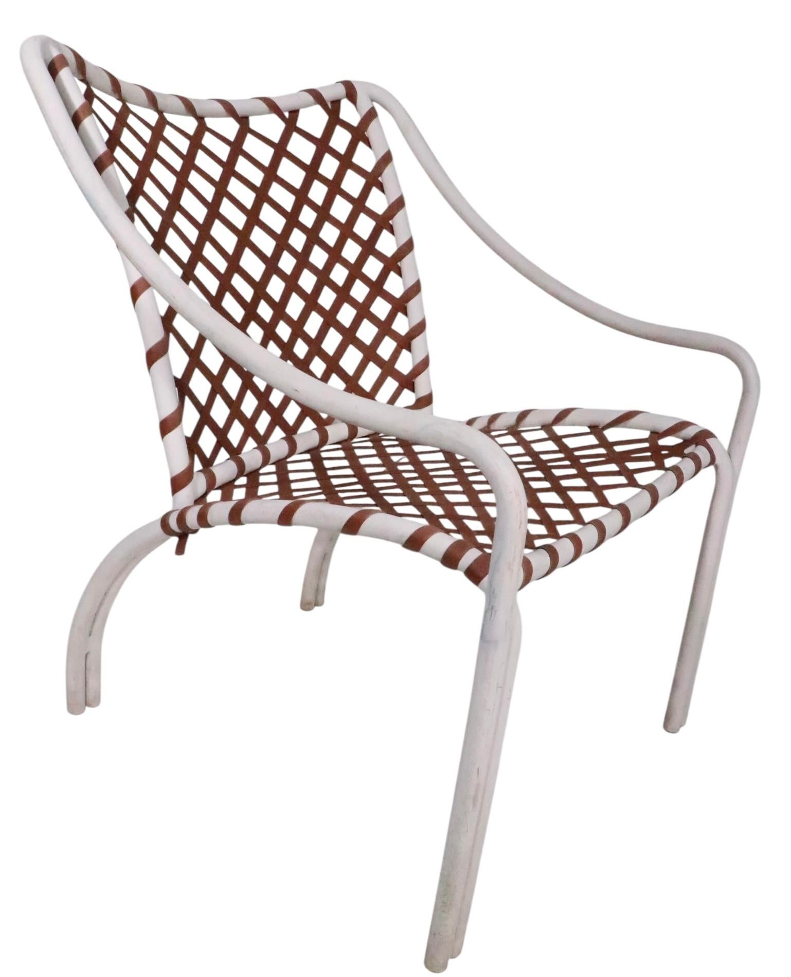 Pr. Vintage Brown Jordan Tamiami Lounge Chairs Designed by Hal Brady c. 1960's In Good Condition For Sale In New York, NY