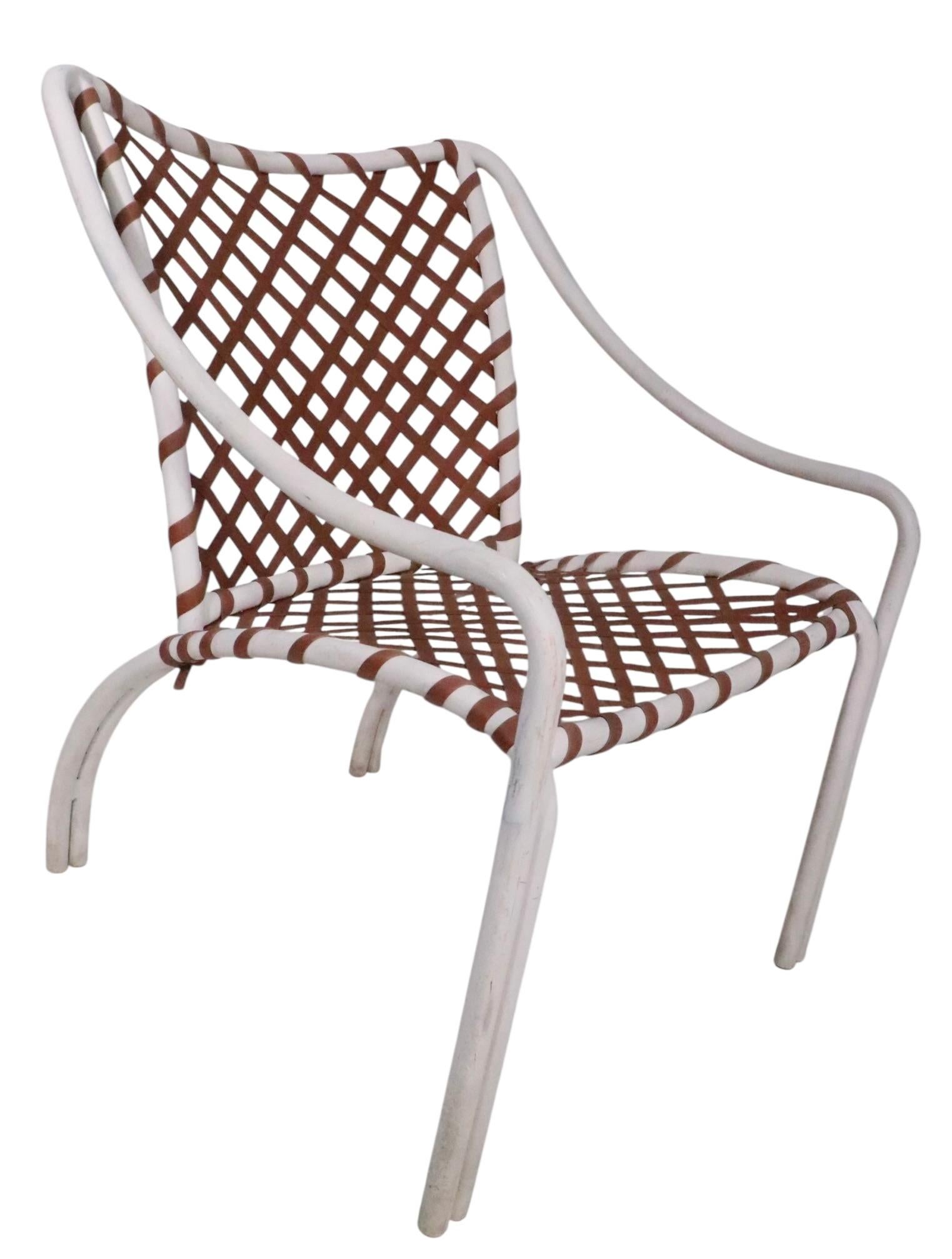 20th Century Pr. Vintage Brown Jordan Tamiami Lounge Chairs Designed by Hal Brady c. 1960's For Sale
