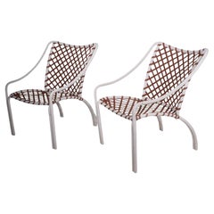 Pr. Vintage Brown Jordan Tamiami Lounge Chairs Designed by Hal Brady c. 1960's