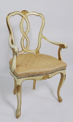 Paire de fauteuils vintage décorés de dorures par Florentine Furniture