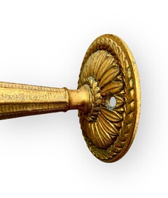 Vintage By, lampade francesi in bronzo dorato in stile Napoleone III, realizzate a mano