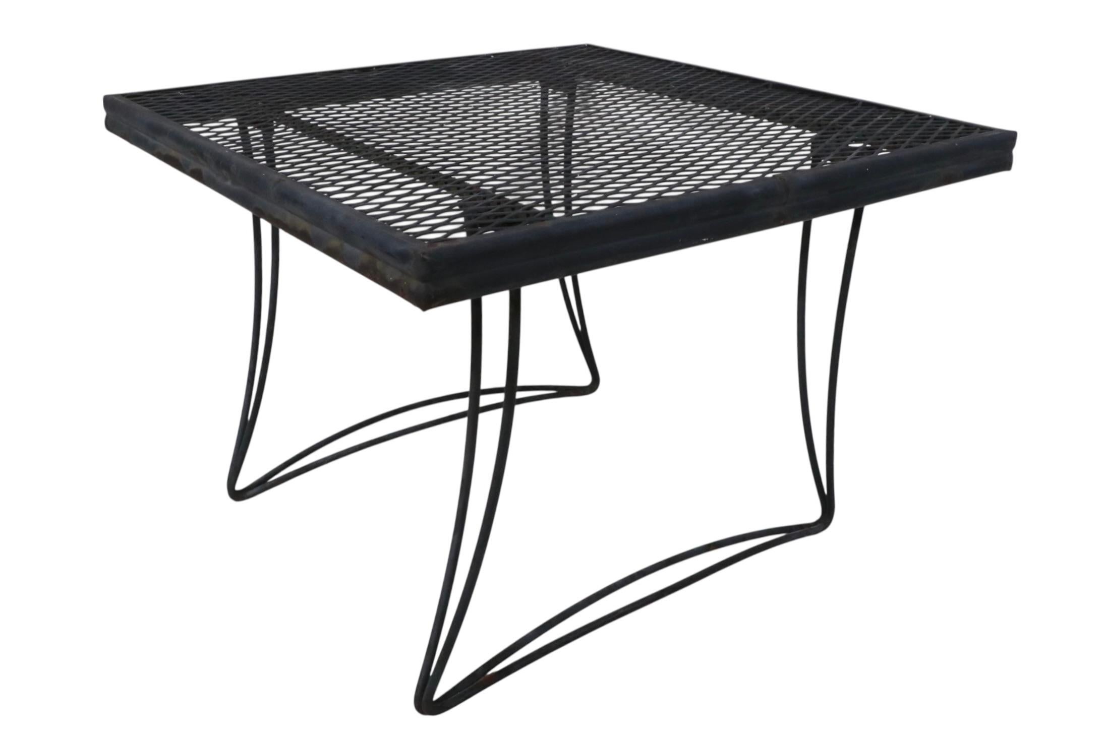 Pr Vintage Homecrest Bottemilller Garden Patio Poolside Tables For Sale 6