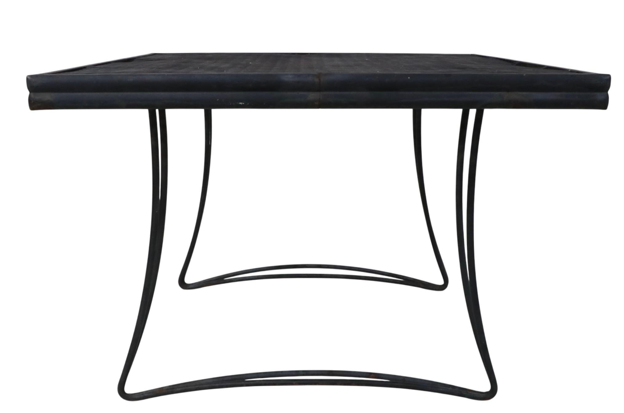 Pr Vintage Homecrest Bottemilller Garden Patio Poolside Tables For Sale 8