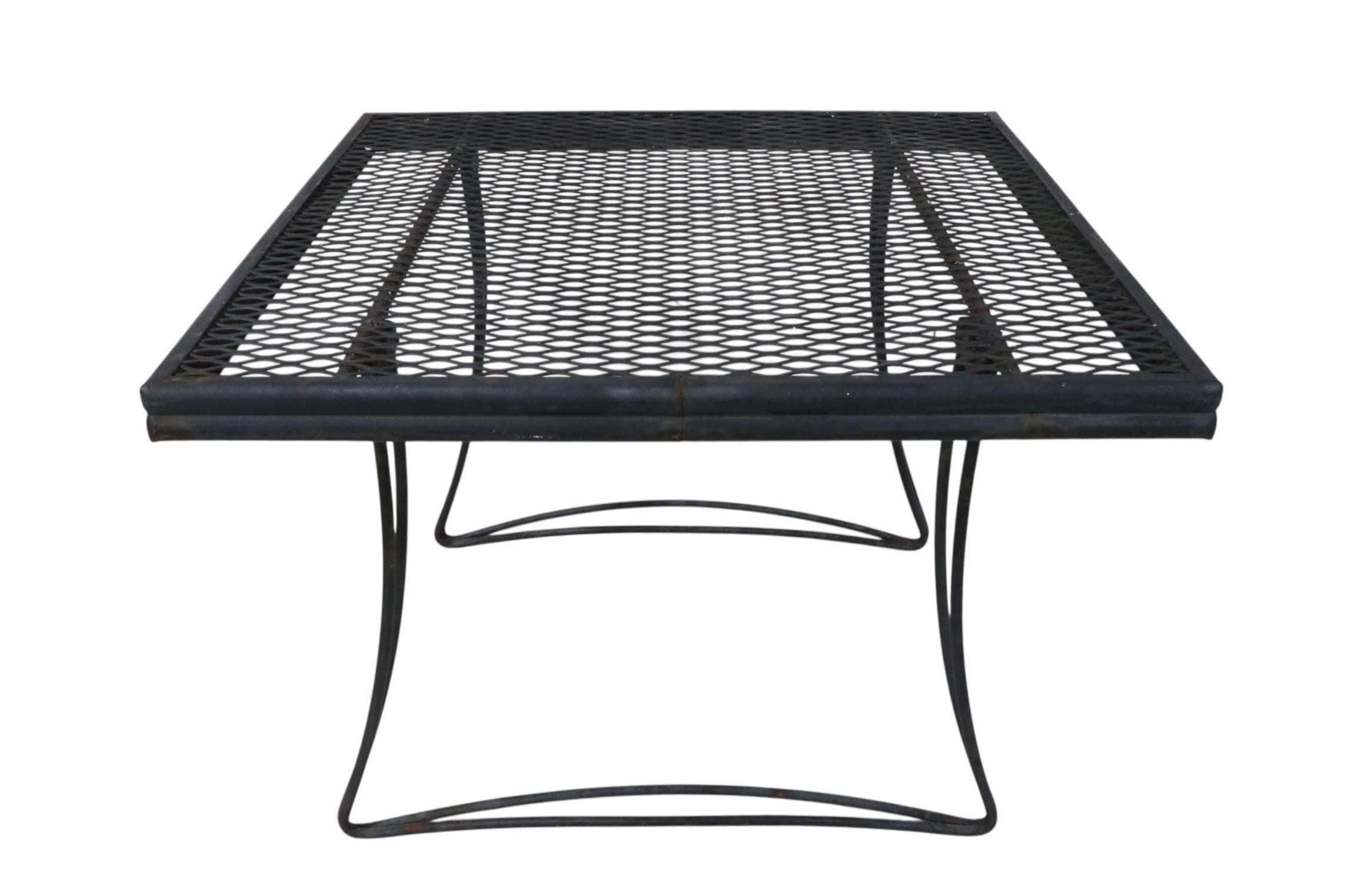 Pr Vintage Homecrest Bottemilller Garden Patio Poolside Tables For Sale 10