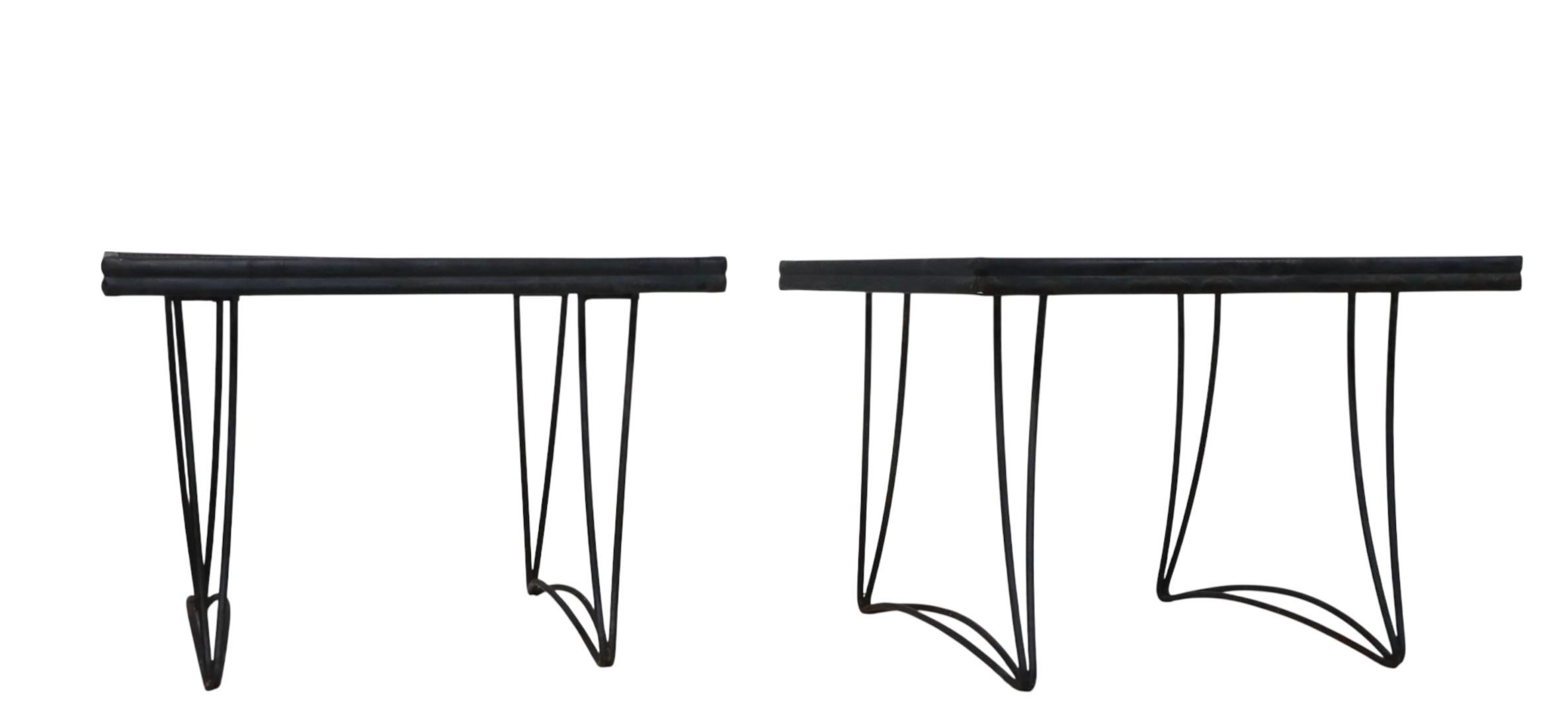 American Pr Vintage Homecrest Bottemilller Garden Patio Poolside Tables For Sale