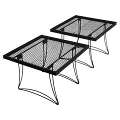 Pr Vintage Homecrest Bottemilller Garden Patio Poolside Tables