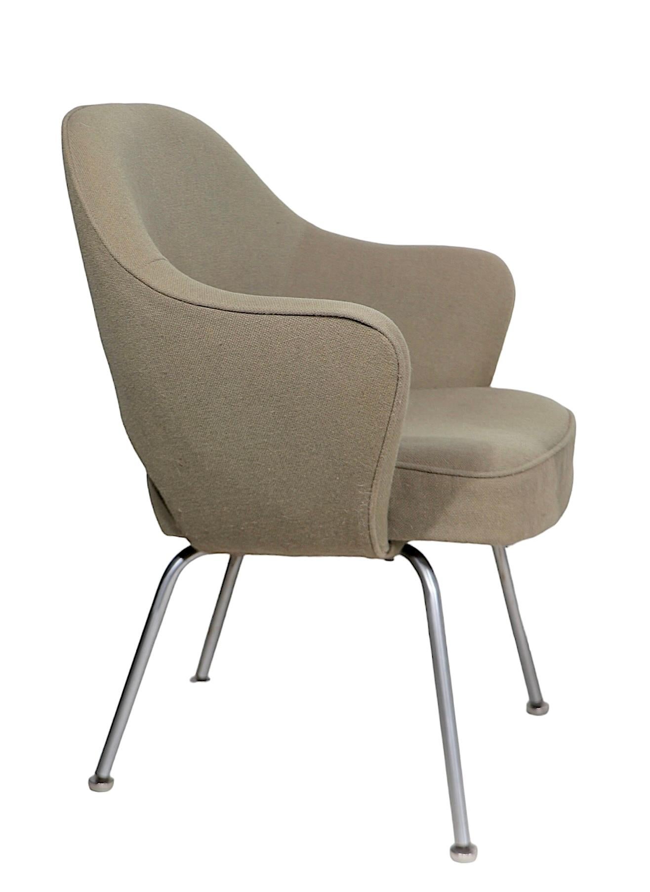 Américain Pr. Saarinen for Knoll fauteuils de direction vintage des années 1960/70 en vente