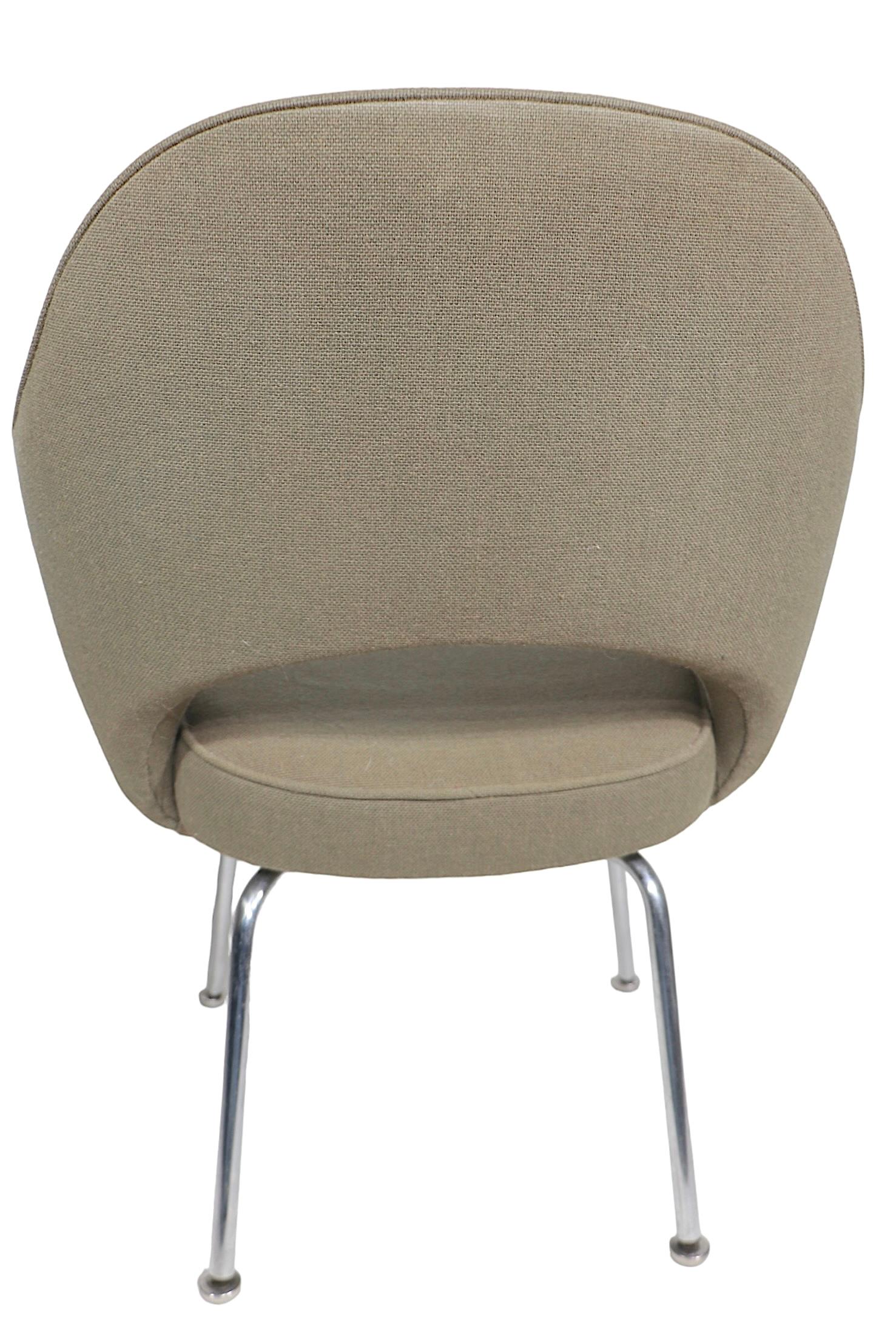 Pr. Sedie direzionali d'epoca Saarinen per Knoll, anni '60/70 circa In condizioni buone in vendita a New York, NY