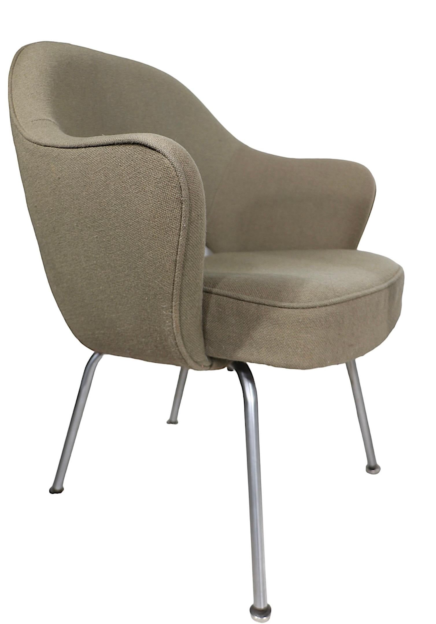 Pr. Saarinen for Knoll fauteuils de direction vintage des années 1960/70 en vente 1