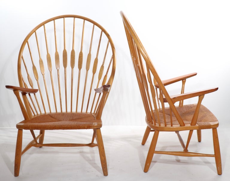 Pr. Wegner Hansen Peacock Chairs For Sale at 1stDibs