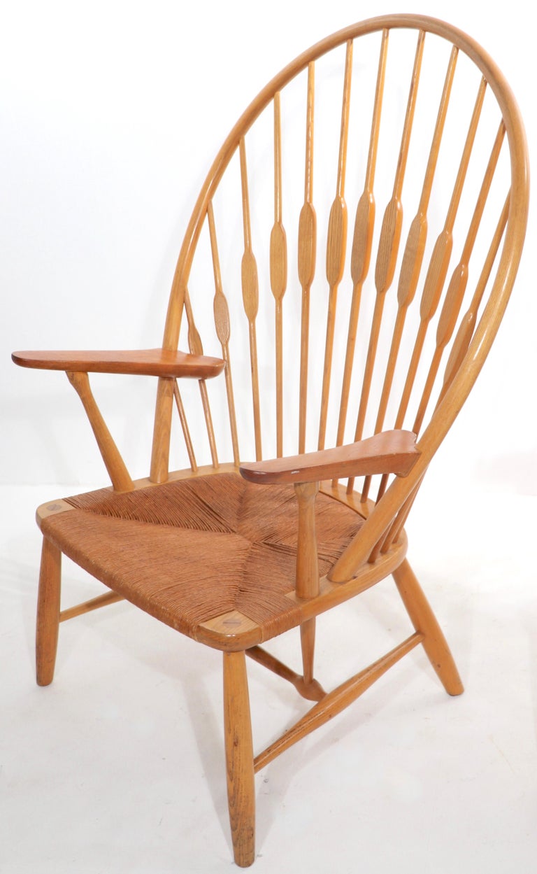 Pr. Wegner Hansen Peacock Chairs For Sale at 1stDibs