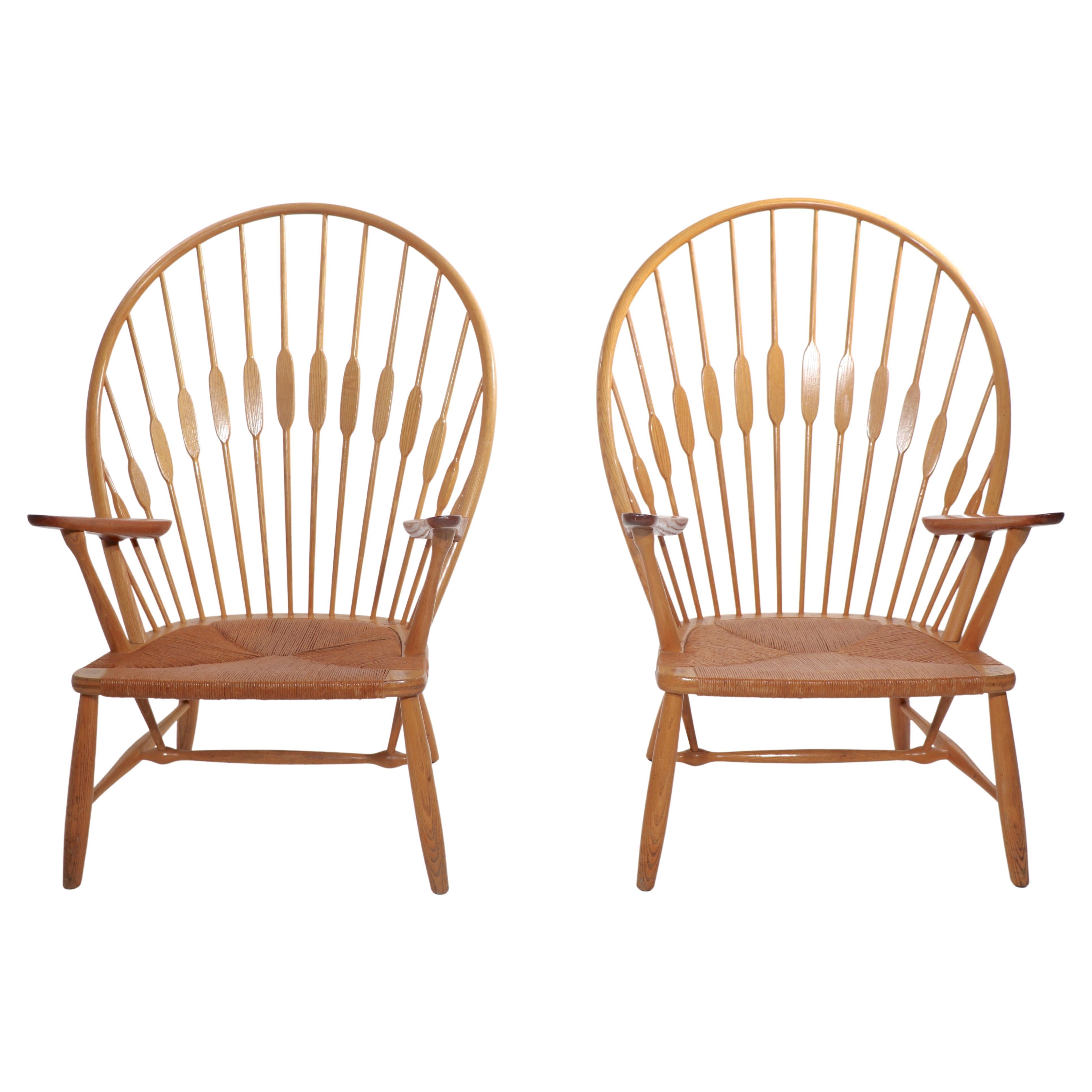 Pr. Wegner Hansen Peacock Chairs For Sale