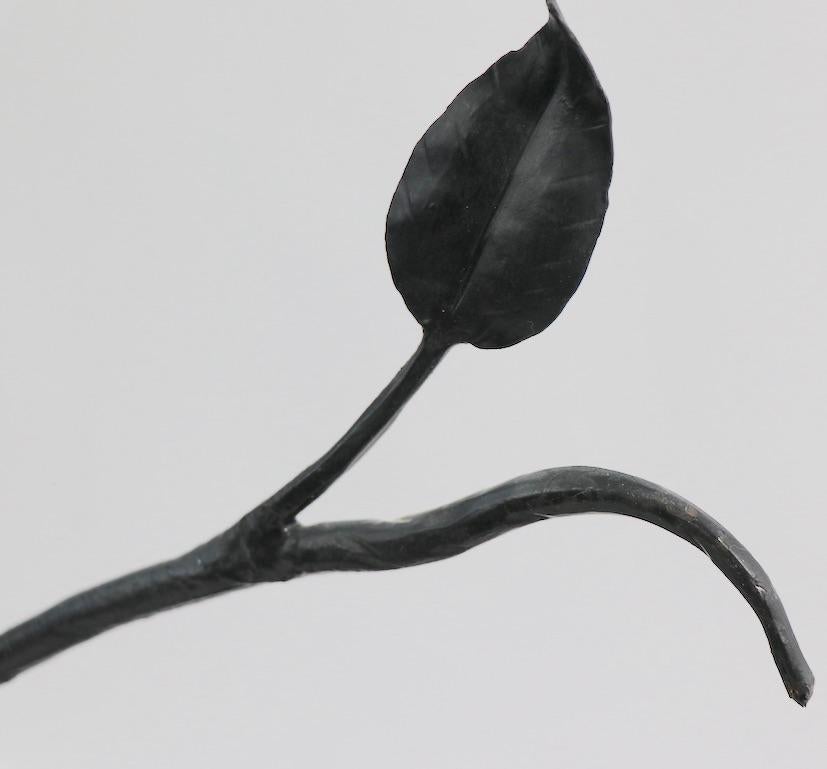 Pair of Wrought Iron Tree Form Plant Stands Attributed to Salterini 6