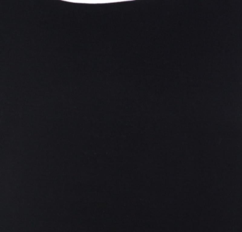 Prabal Gurung Schwarze ärmellose Bluse aus Wolle mit Schößchen L im Angebot 2