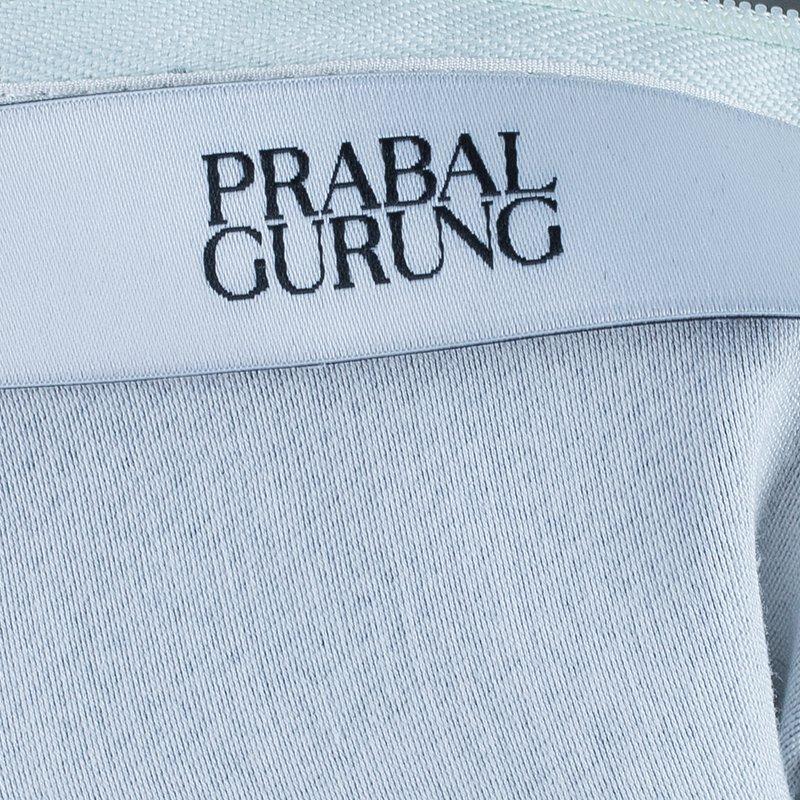 Prabal Gurung Printed Leather Sweatshirt Top S 3