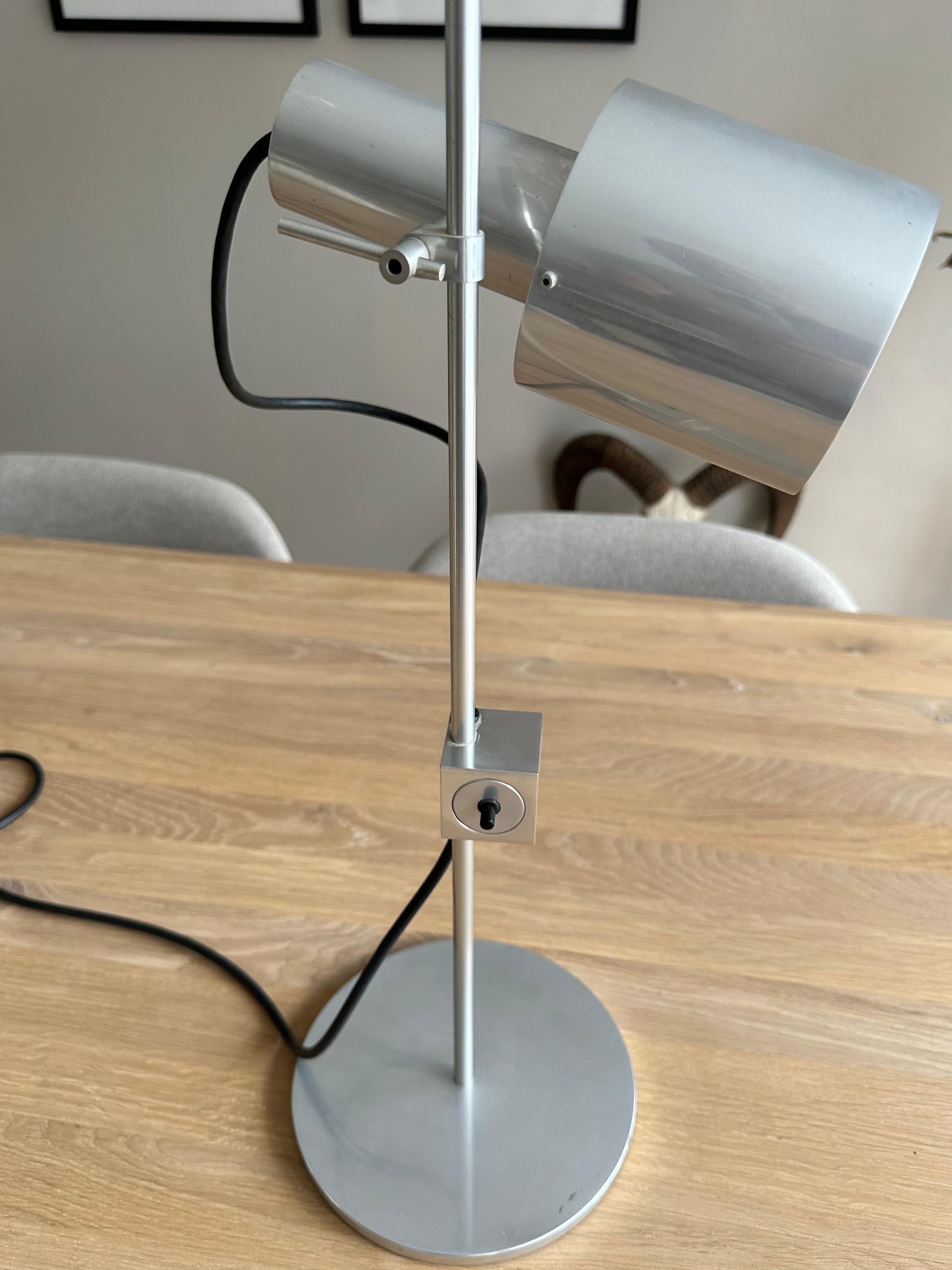 Practical and Aesthetically Pleasing Peter Nelson Table or Desk Lamp, 1960s In Good Condition For Sale In Lisse, NL