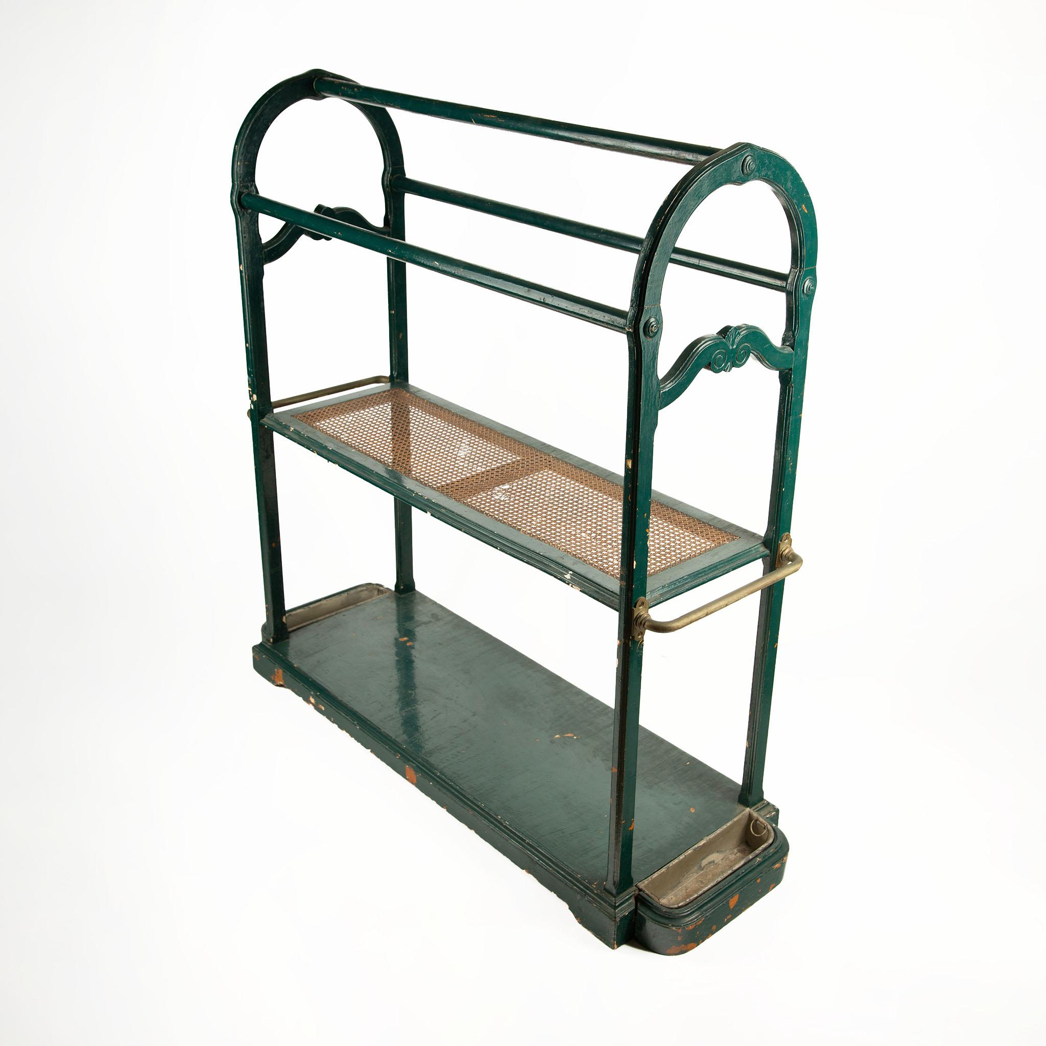 Wicker Practical Elegance: 19th Century Hall Stand (Jette Habits) For Sale