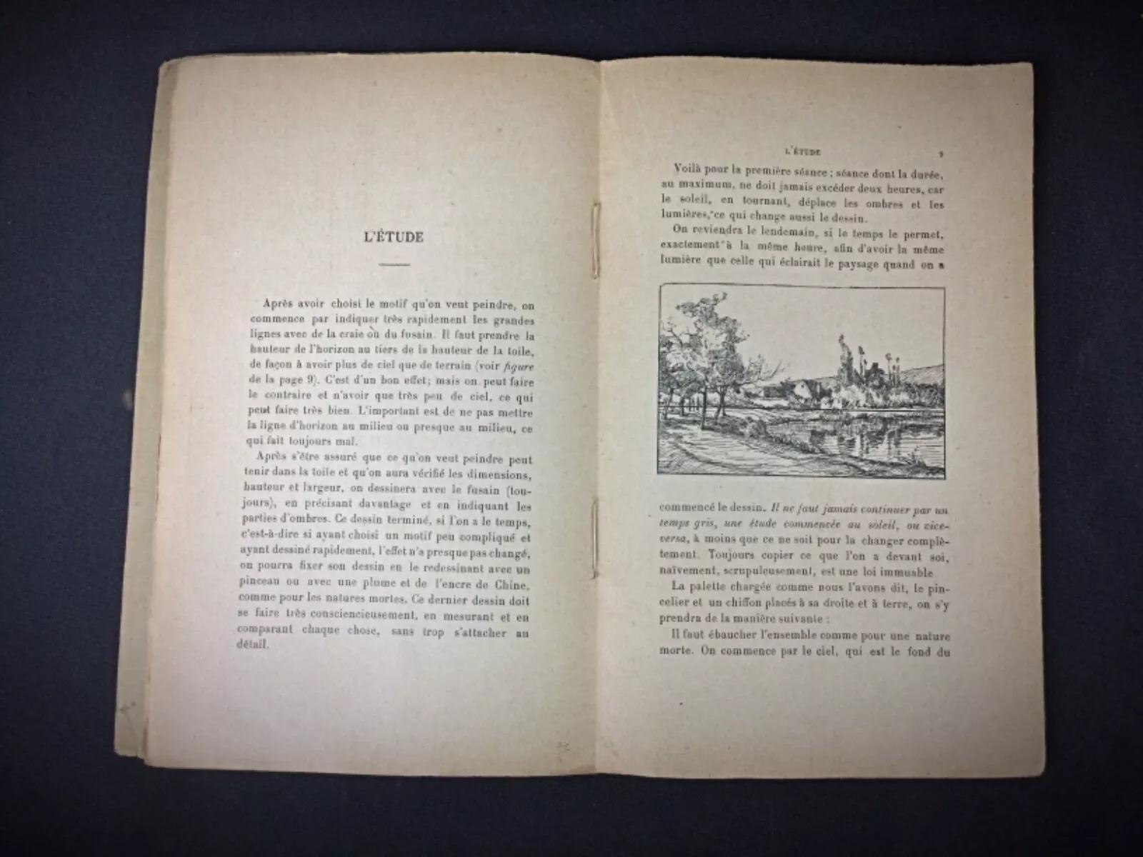 Début du 20ème siècle Manual Practical of Oil Painting de Marine Ernest Hareux - Illustré - 2Y99 en vente