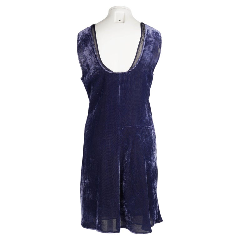 crushed velvet dress blue ZARA Long Velvet Dress