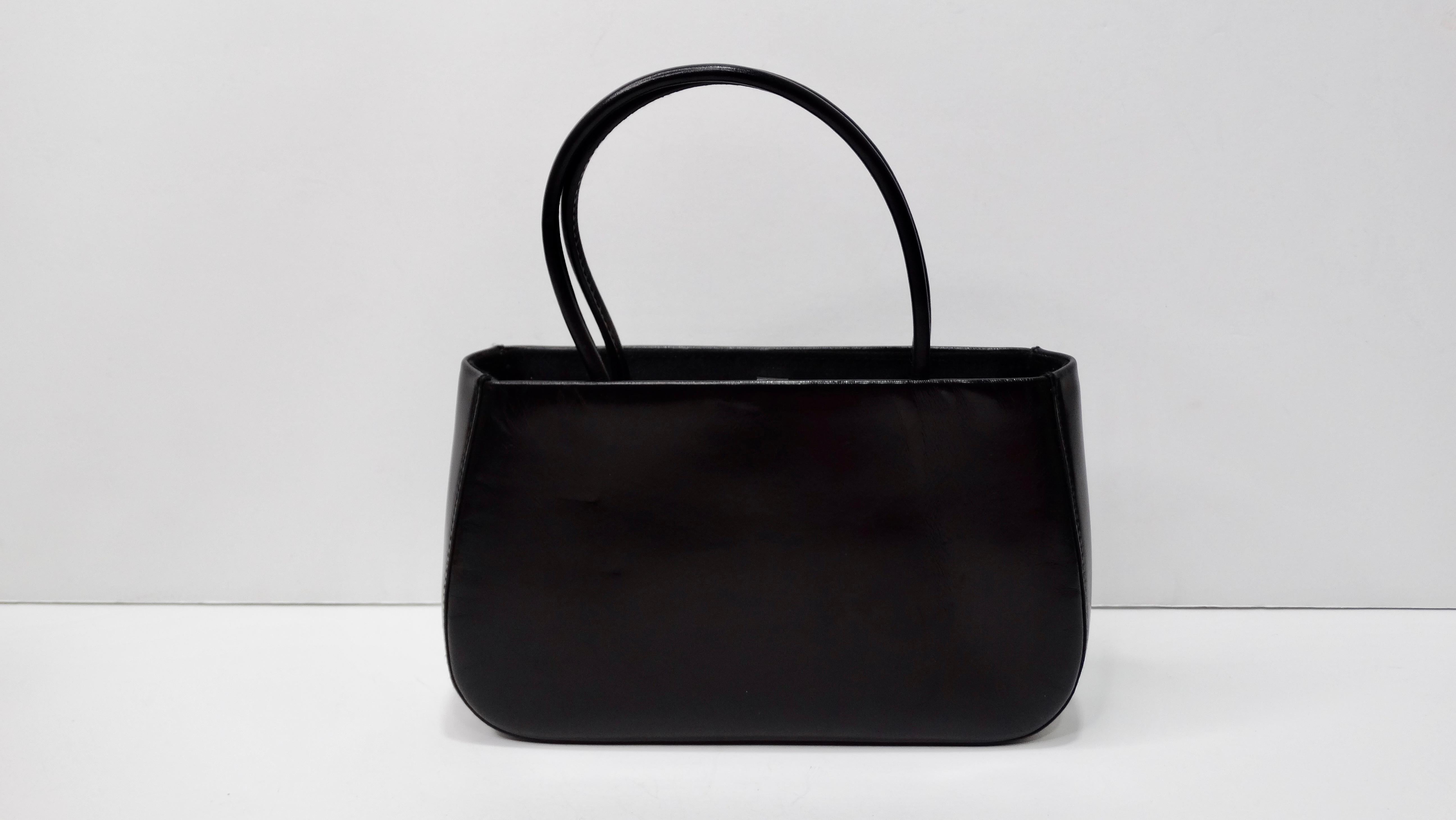prada small leather handbag
